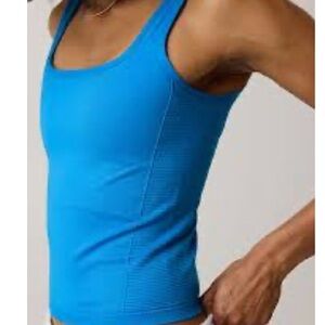 NWT-OFFLINE by Aerie Blue Knit Scoop Neck Camisole Tank Top S Sleeveless